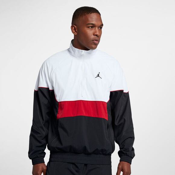 Jordan Other - Jordan Men's AJ Retro 3 Track Jacket Colorblock White/Black/Red Size 3XL